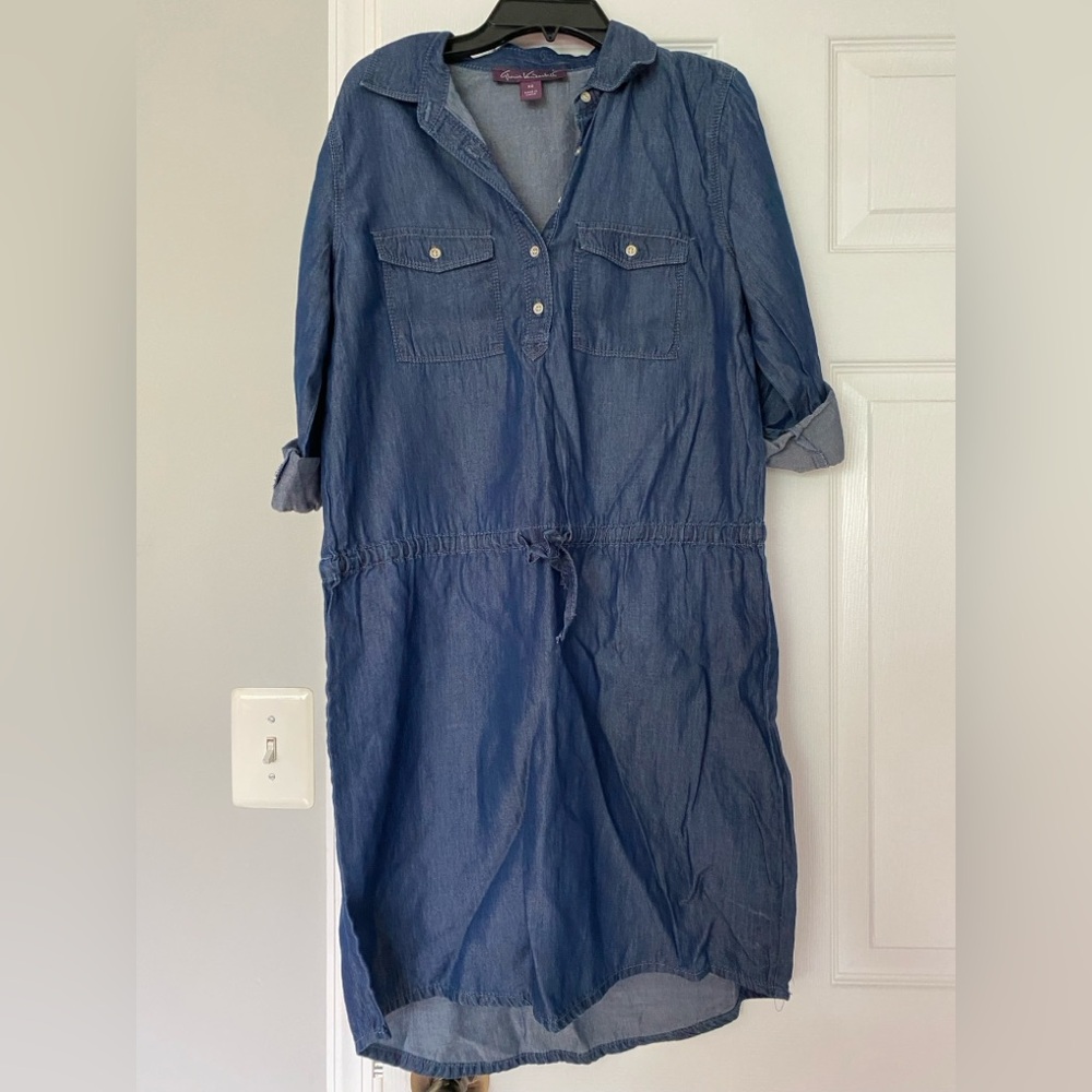 Gloria Vanderbilt Indigo Denim Dress/Shirt